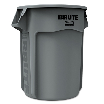 BRUTE CONT BRANDED W/O LID 55G/208L GRAY